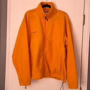 Columbia Men’s Zip Up Fleece Yellow XL
